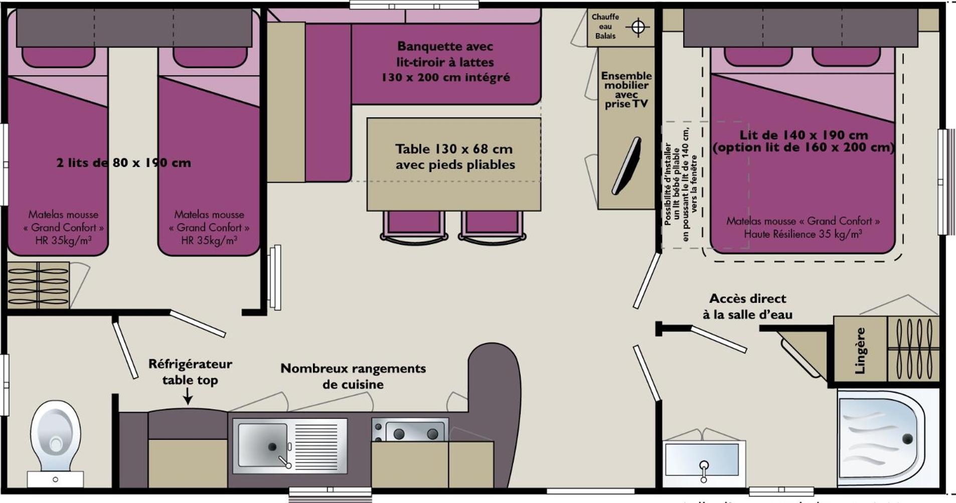 Camping Baradis Commensacq 외부 사진